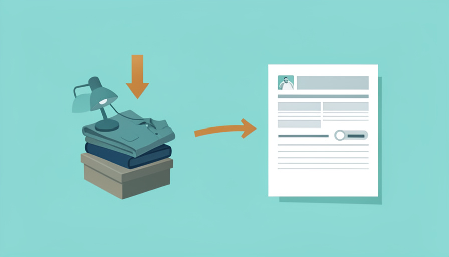 A person selling used items online with a 1099-K form and a calculation showing a loss that zeros out