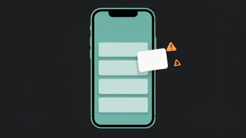 Conceptual illustration of a phone showing a fantasy roster with a player card being swiped off and a warning symbol, evoking an accidental fantasy drop