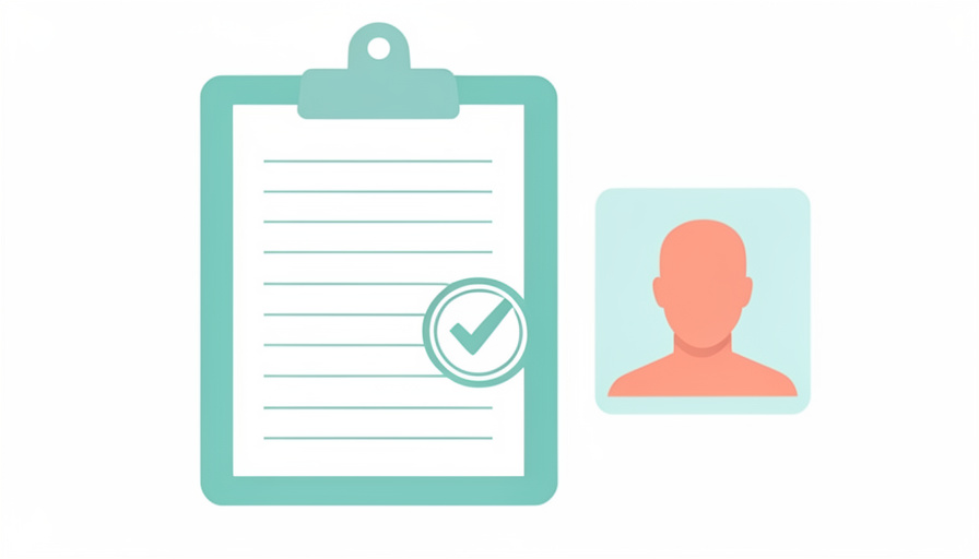 Conceptual illustration of an insurance authorization form with an approval stamp beside a small video-call screen, evoking getting prior authorization help through telehealth
