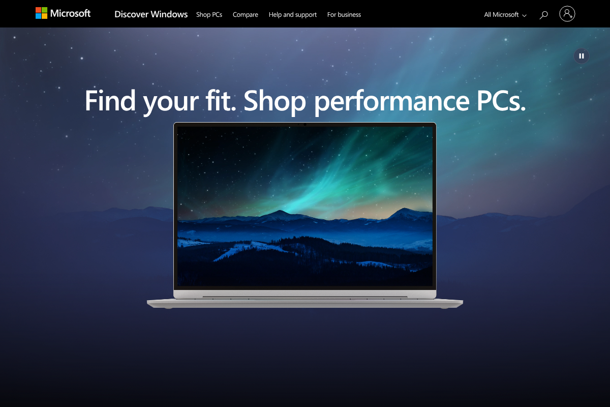 Microsoft Copilot+ PCs page
