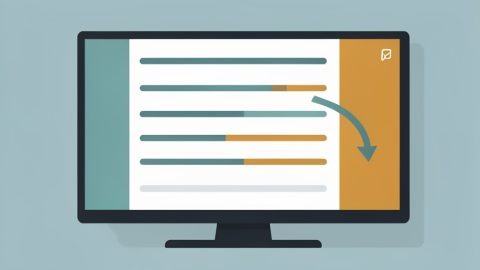 Conceptual illustration of a TV screen with a bookmark save-list icon and a curved restore arrow bringing back blank list rows, evoking a recovered streaming watchlist