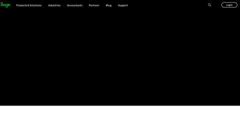 Sage Accounting software page