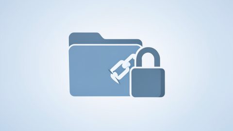 Conceptual illustration of a folder icon with a broken link chain and a small lock, evoking a shared folder link that will not open